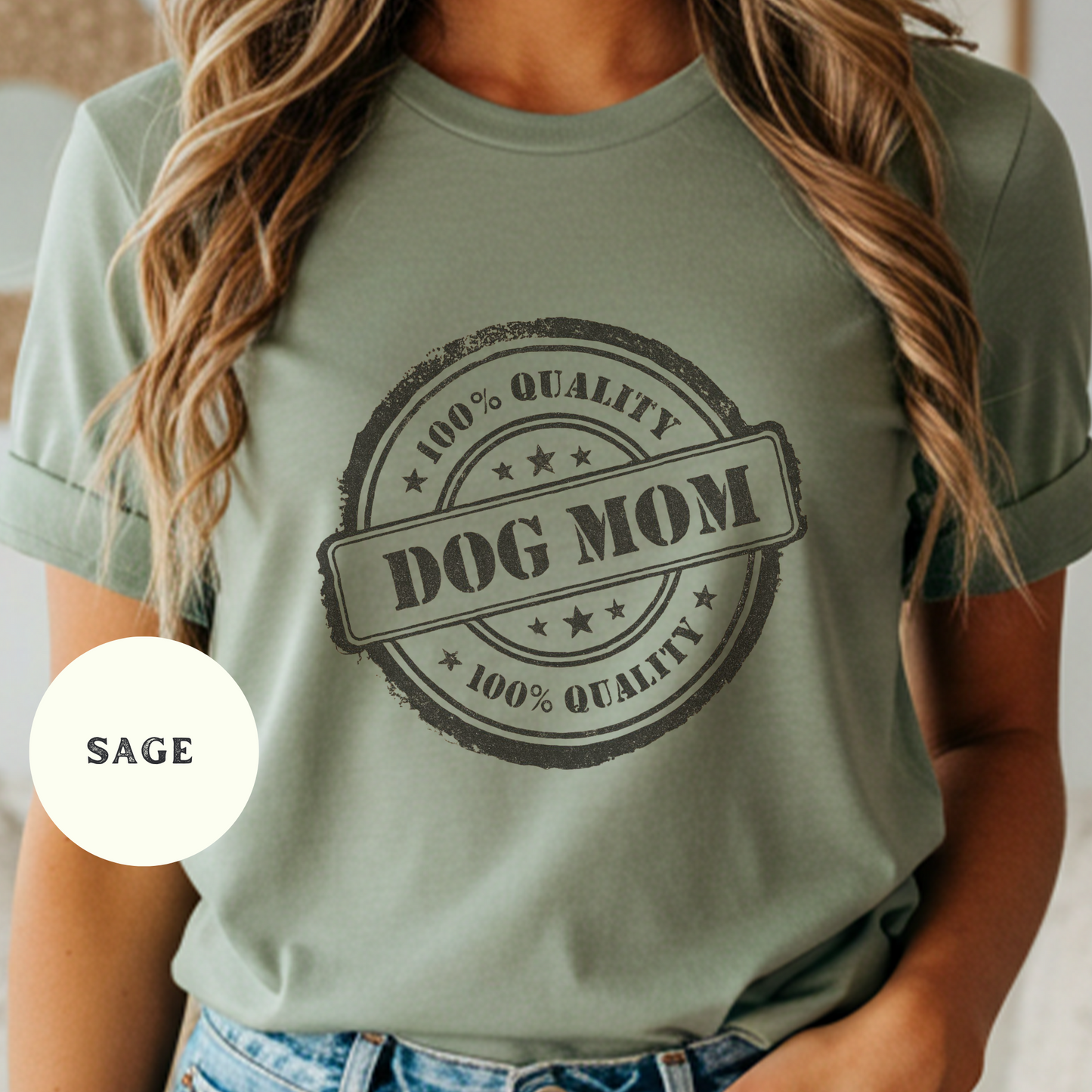 Dog Mom Shirt Funny Pet Lover Tee for Women Rustic Vintage Western Style Animal Graphic Tee Farm Life Gift for Dog Moms
