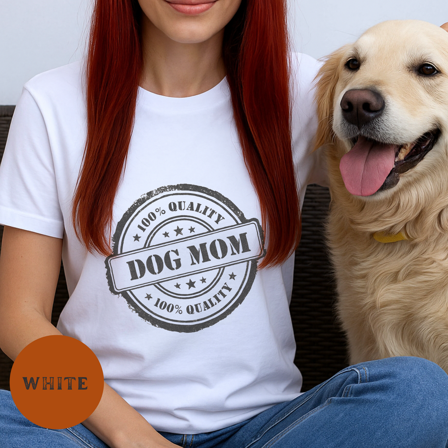 Dog Mom Shirt Funny Pet Lover Tee for Women Rustic Vintage Western Style Animal Graphic Tee Farm Life Gift for Dog Moms