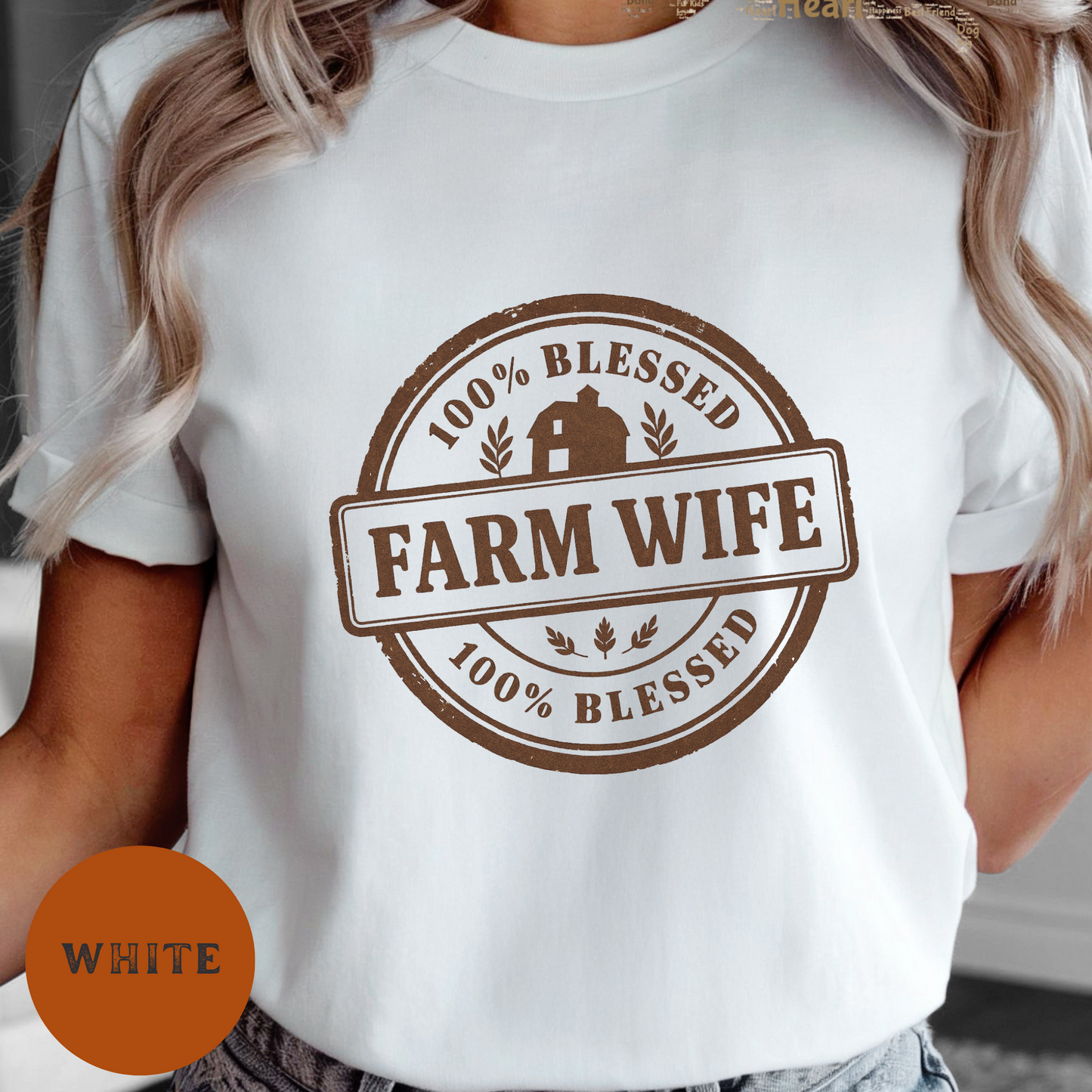 Farm Wife Shirt Vintage Western Tee Rustic Country Graphic Cowgirl Life Top Blessed Farm Mom Gift Homestead Pride Shirt