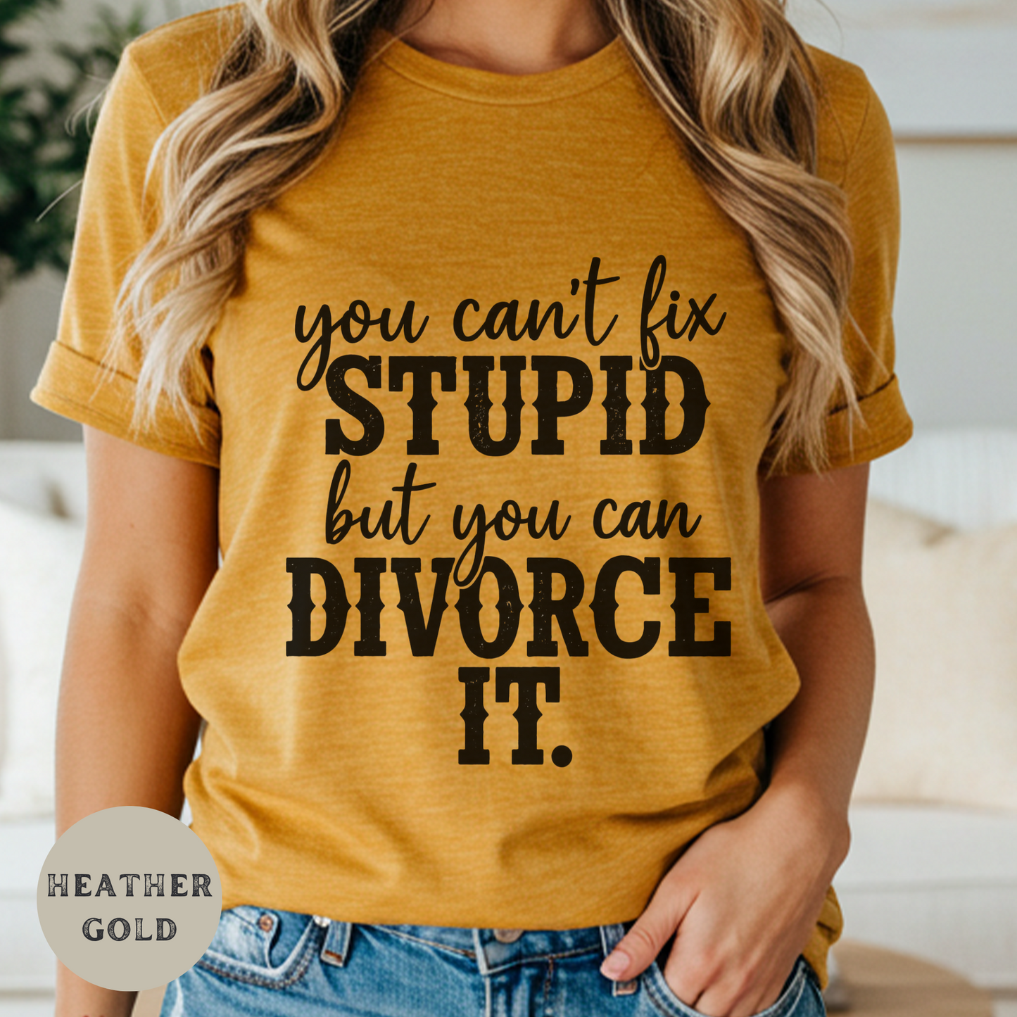 Funny Divorce Shirt for Women and Men, Sarcastic Western Graphic Tee, Rustic Country Humor Shirt, Sassy Breakup Gift Tee