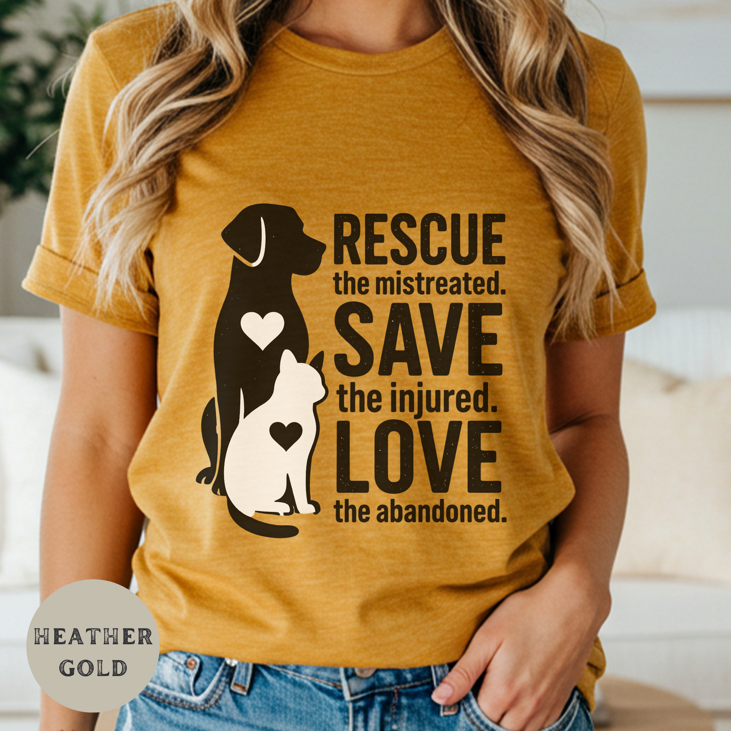 Dog Rescue Shirt Cat Lover Tee Save Adopt Don’t Shop Animal Shelter Volunteer Gift Country Farm Pet Adoption Shirt