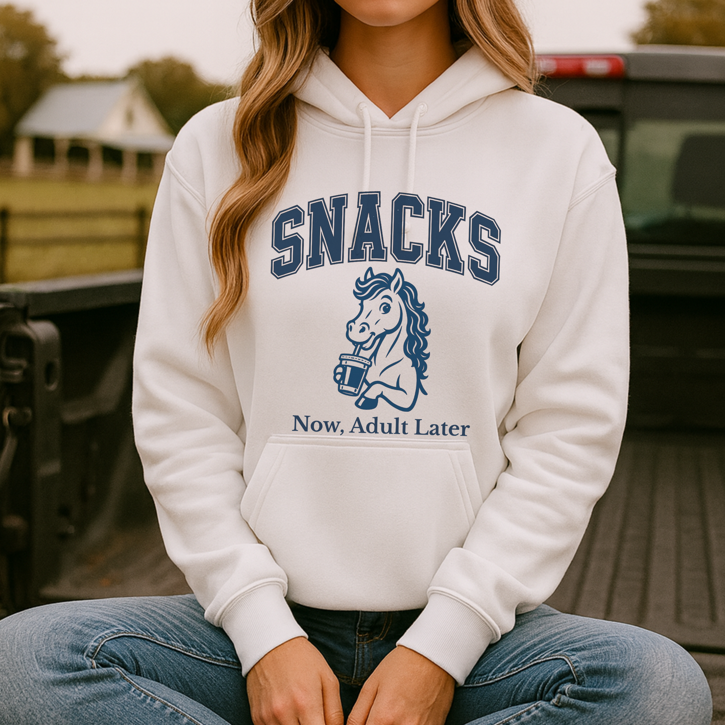 Horse Girl Hoodie, Horse Girl Sweatshirt, Snacks Now Hoodie, Snacks Now Sweatshirt, Animal Lover Hoodie