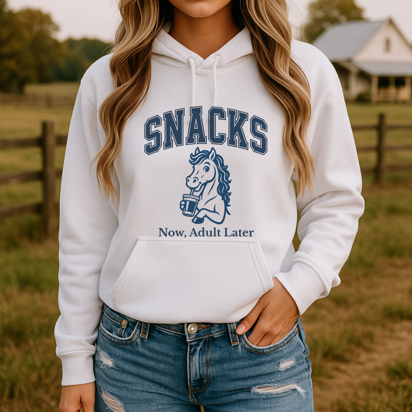 Horse Girl Hoodie, Horse Girl Sweatshirt, Snacks Now Hoodie, Snacks Now Sweatshirt, Animal Lover Hoodie