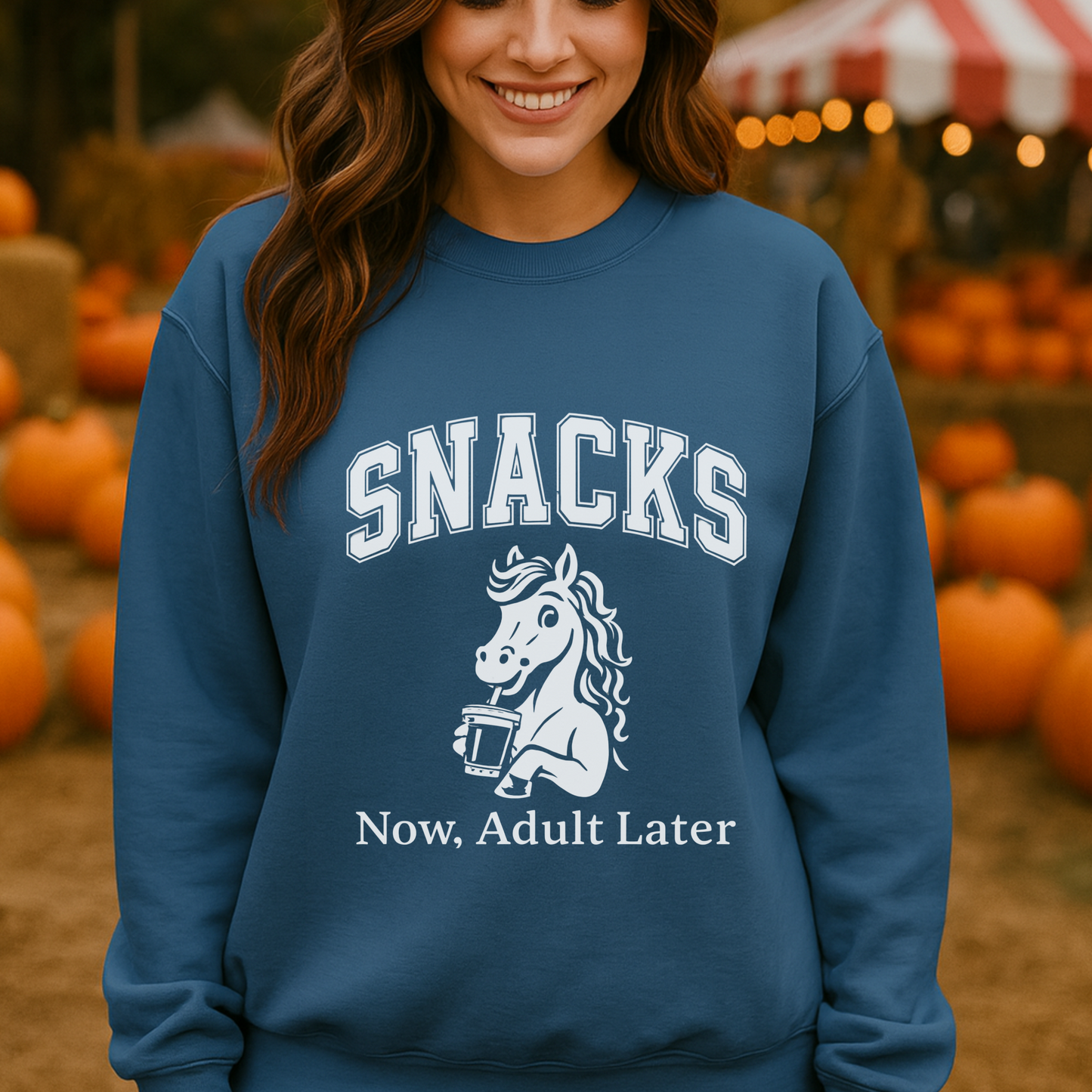 Horse Girl Hoodie, Horse Girl Sweatshirt, Snacks Now Hoodie, Snacks Now Sweatshirt, Animal Lover Hoodie