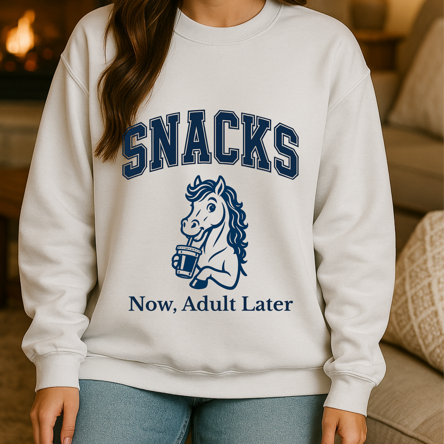 Horse Girl Hoodie, Horse Girl Sweatshirt, Snacks Now Hoodie, Snacks Now Sweatshirt, Animal Lover Hoodie
