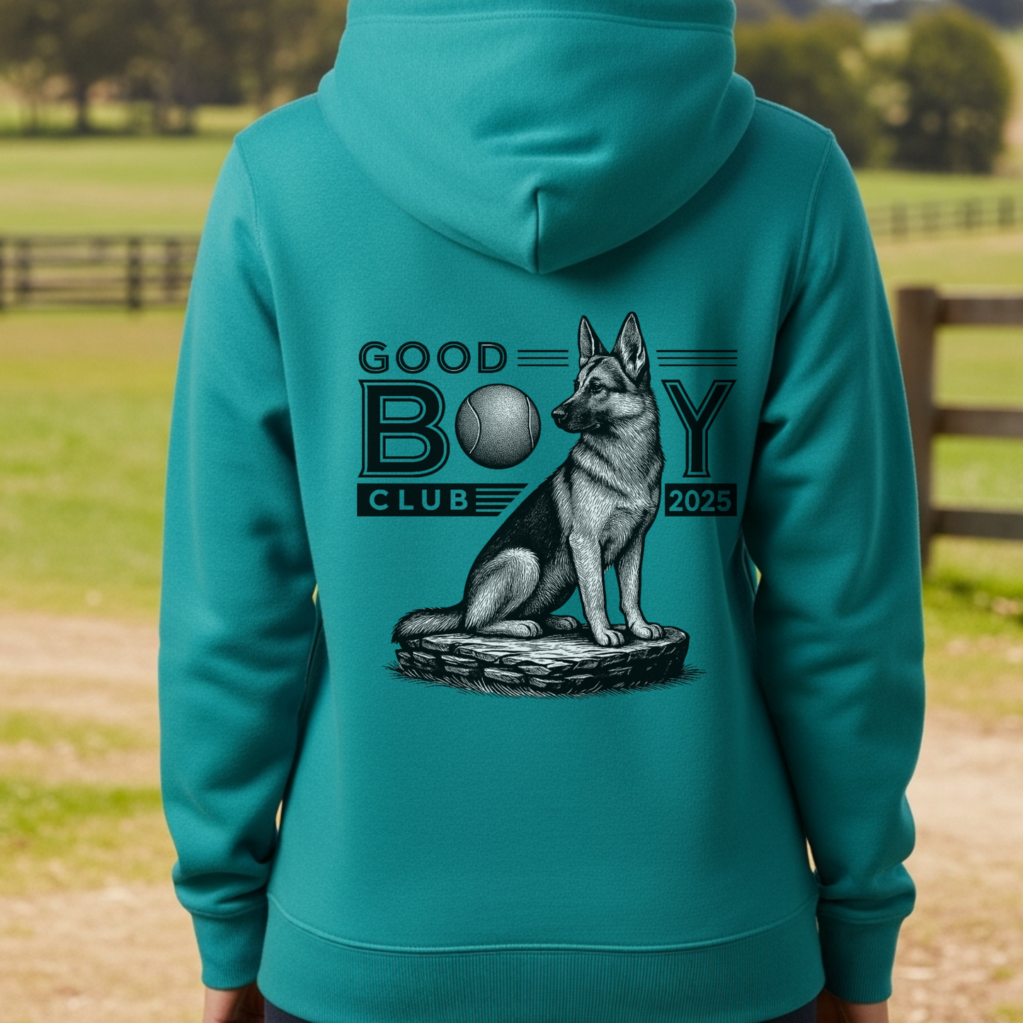 German Shepherd Hoodie for Dog Moms Dog Dads Pet Owners Good Boy Club Sweatshirt Dog Lover Gift