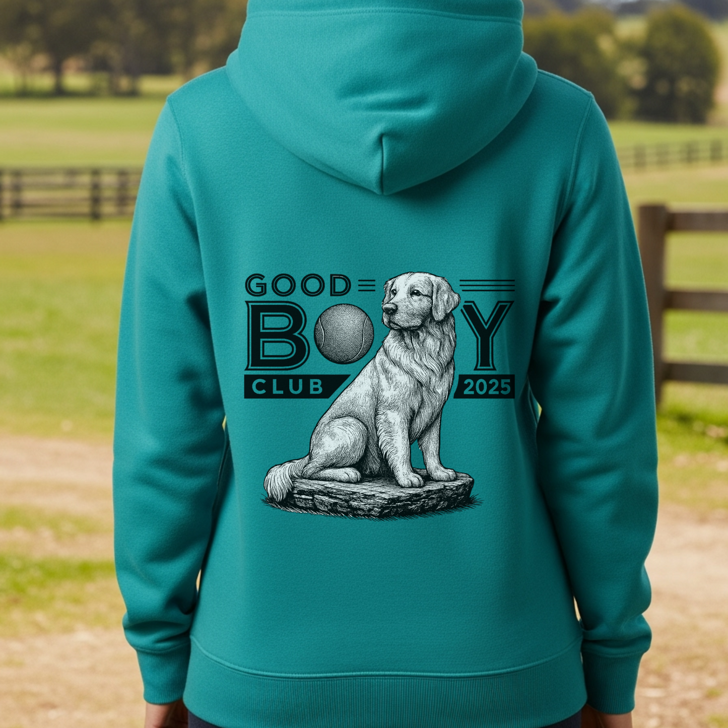 Golden Retriever Hoodie for Dog Moms Dog Dads Pet Owners Good Boy Club Sweatshirt Dog Lover Gift