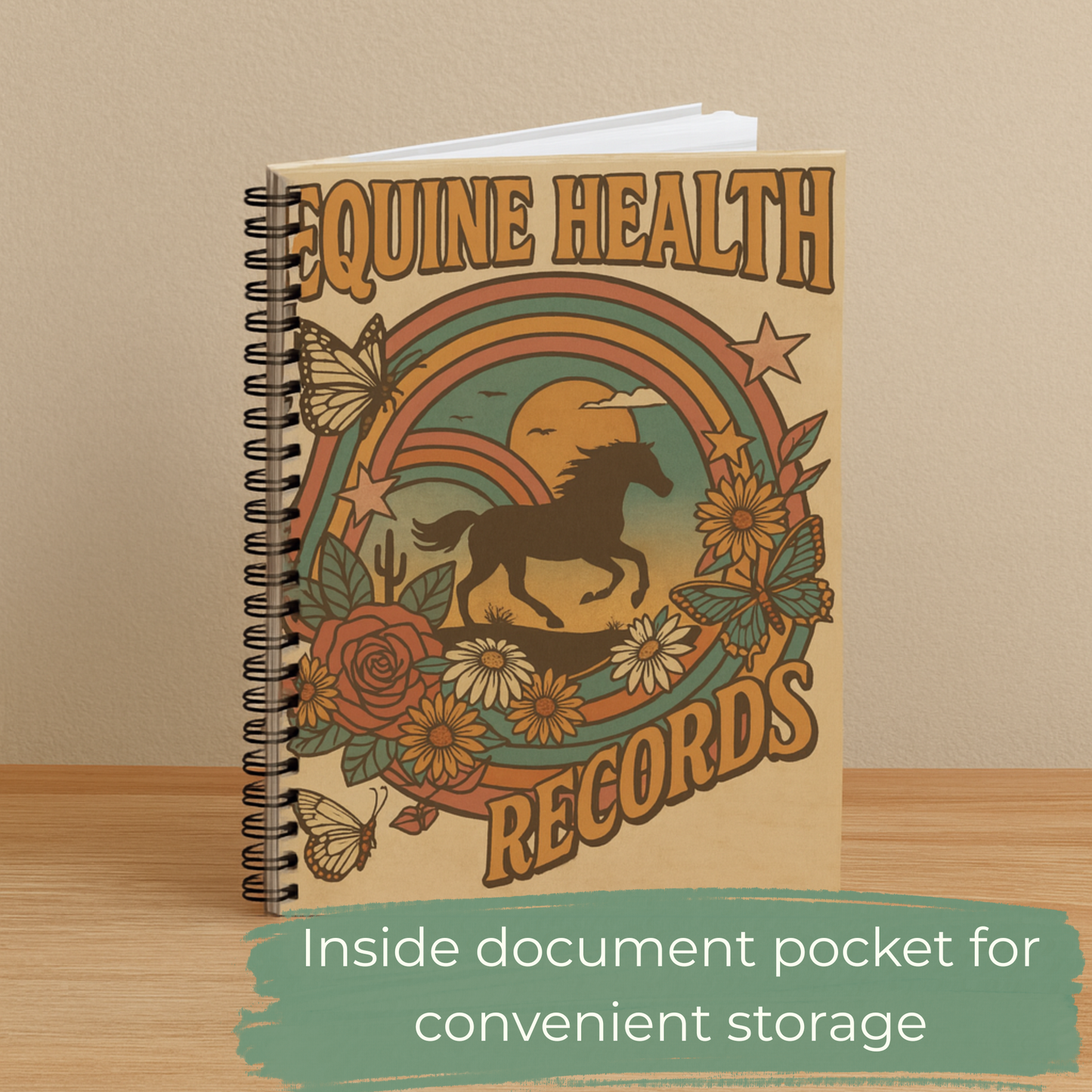 Equine Health Records Journal, Horse Health Logbook, Equestrian Record Keeping, Vet Care Notebook, Farrier & Vaccination Tracker, Ranch Horse Medical Journal