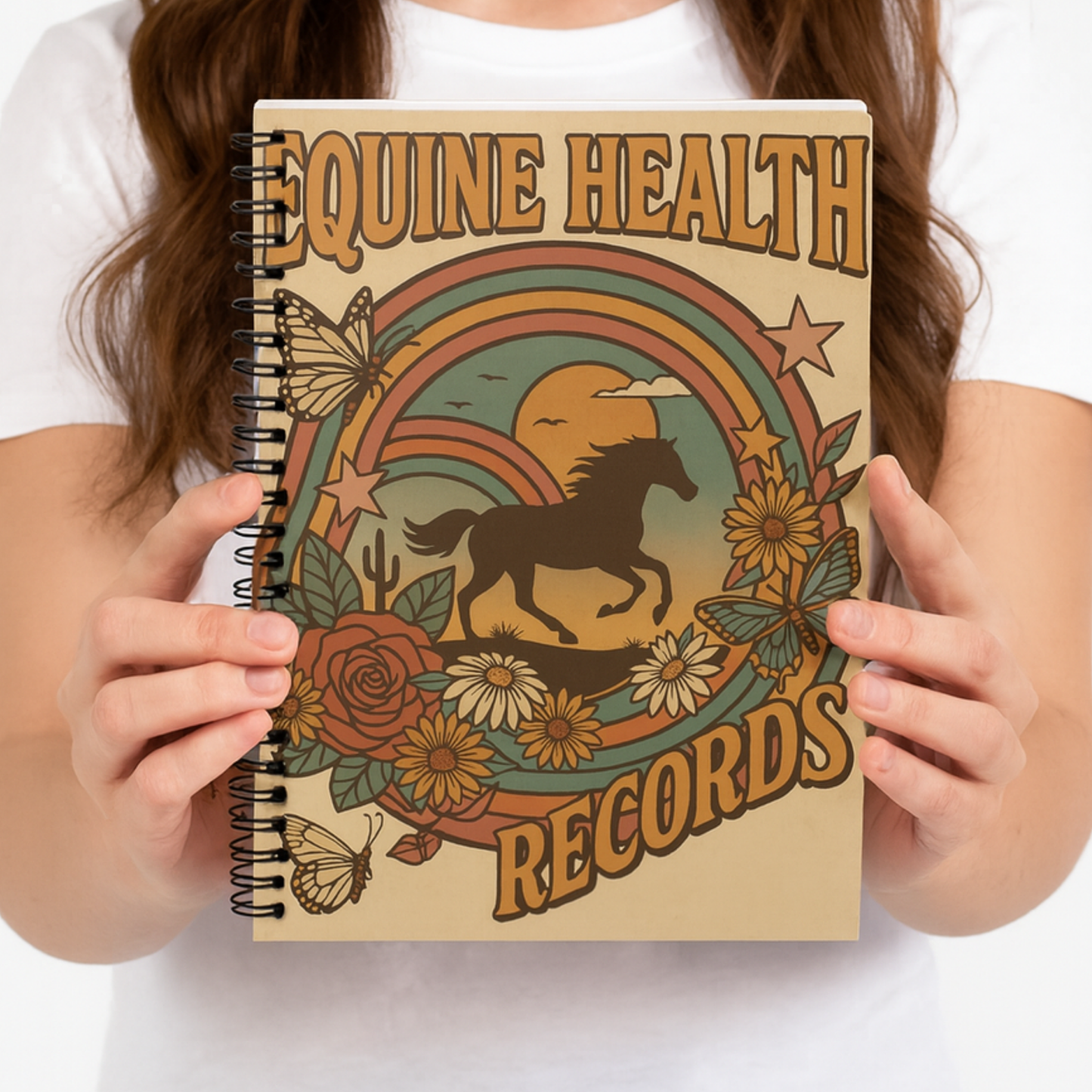 Equine Health Records Journal, Horse Health Logbook, Equestrian Record Keeping, Vet Care Notebook, Farrier & Vaccination Tracker, Ranch Horse Medical Journal