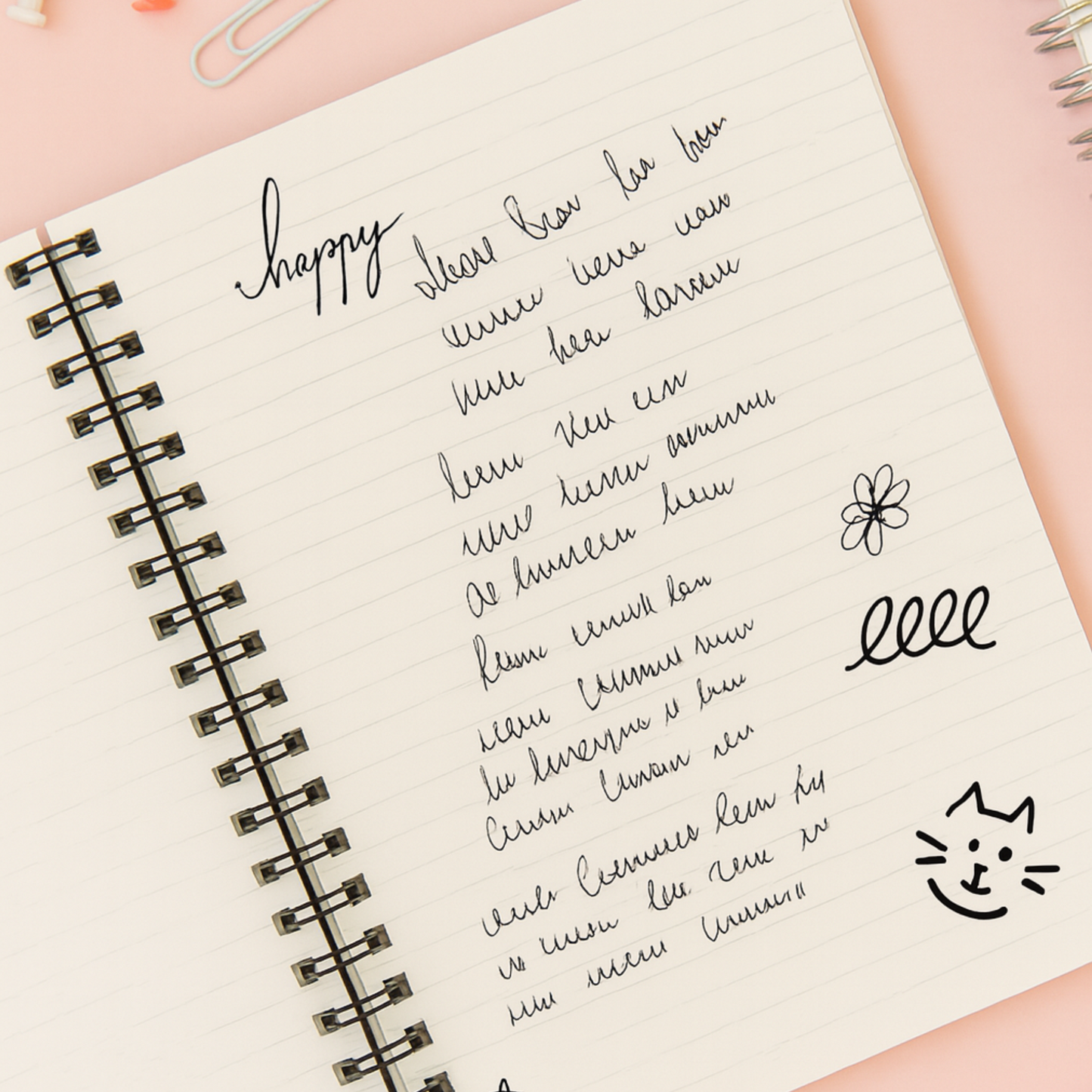 Inspirational Floral Writing Journal, Floral Journal Spiral, songwriter notebook, Christian Faith Notebook, Motivational Gift Diary