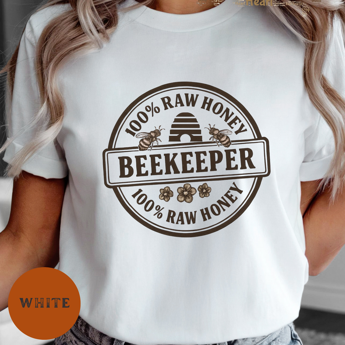 Rustic Beekeeper Shirt for Women, Men, Western Bee Lover Tee, Vintage Raw Honey Graphic, Farm Life T-Shirt, Apiary Gift Country Style