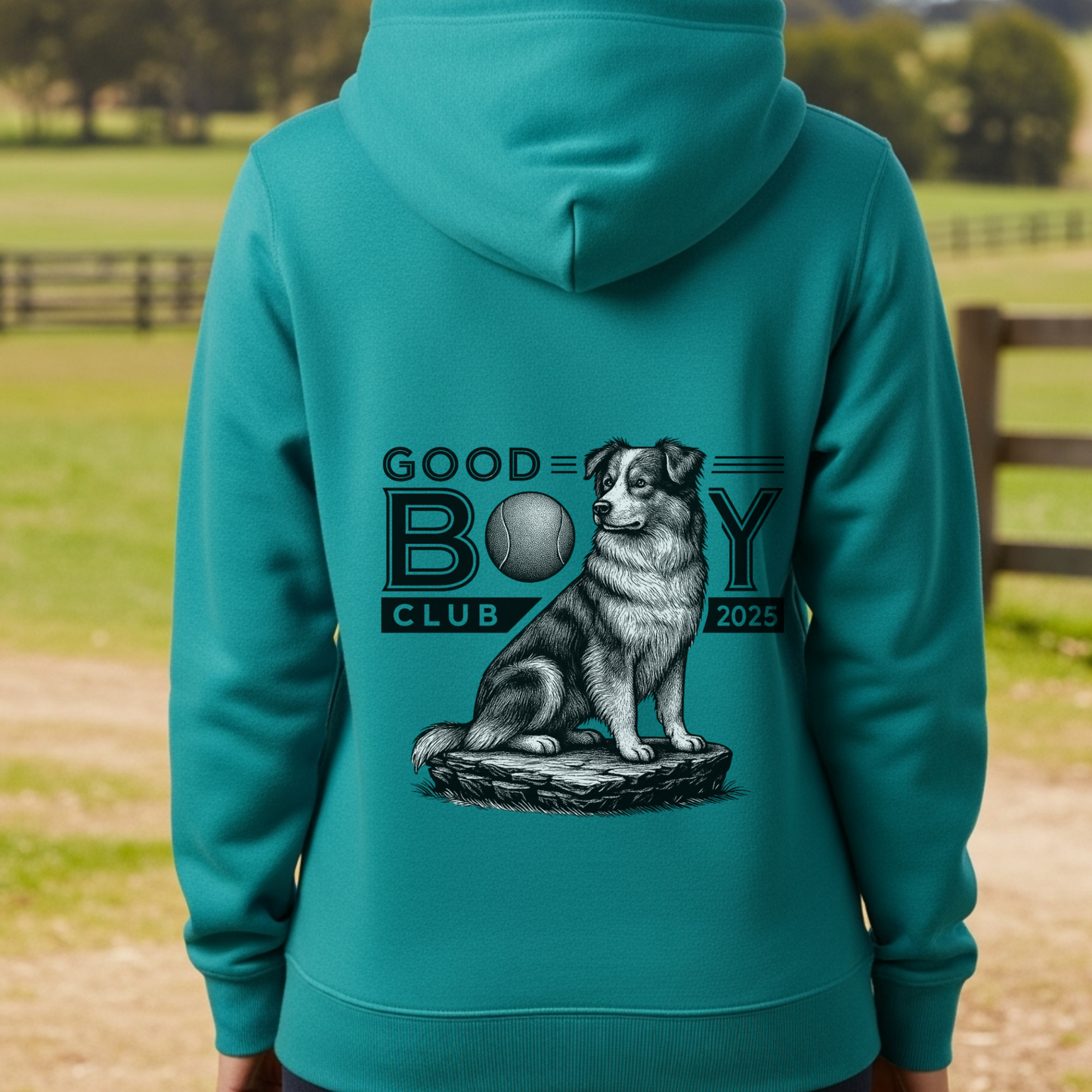 Australian Shepherd Dog Mom Hoodie Funny Good Boy Club Sweatshirt for Dog Dads Pet Owners Fur Baby Lovers