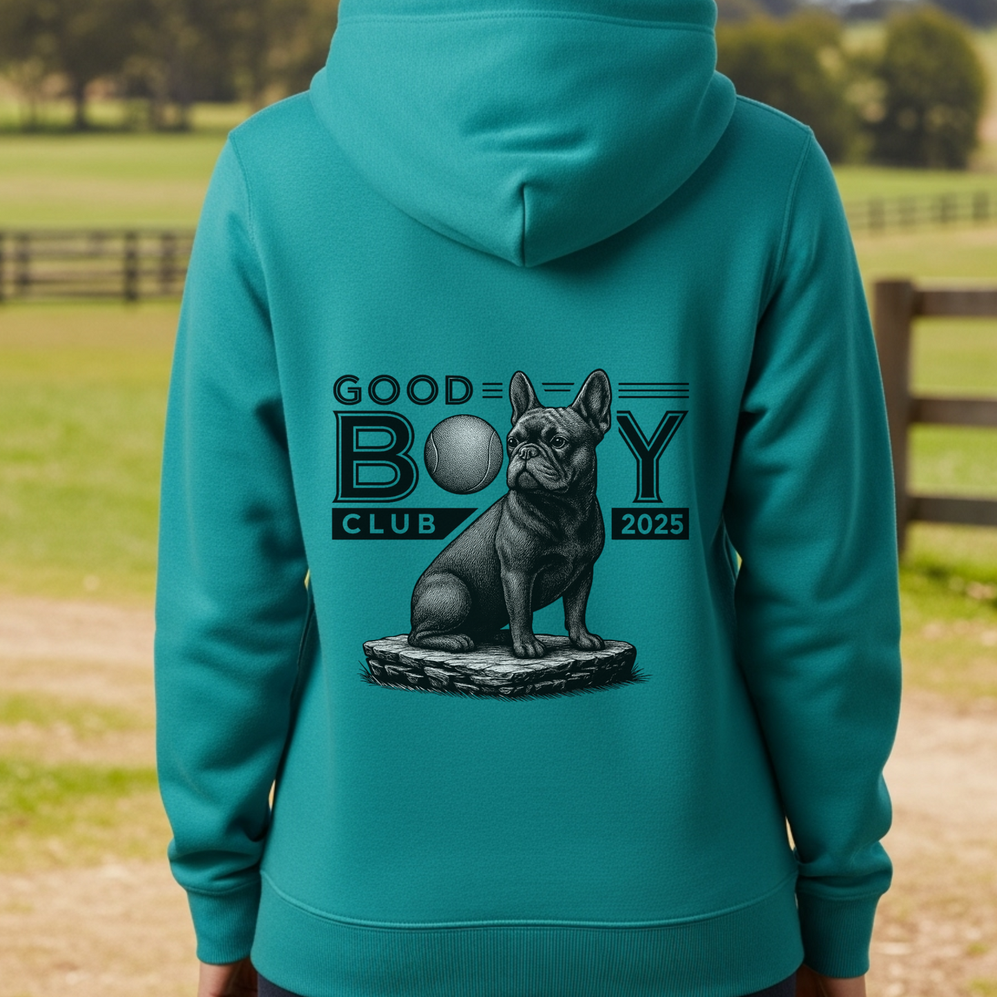 French Bulldog Hoodie Funny Dog Mom Dog Dad Gift Good Boy Club Sweatshirt for Pet Owners and Fur Baby Parents