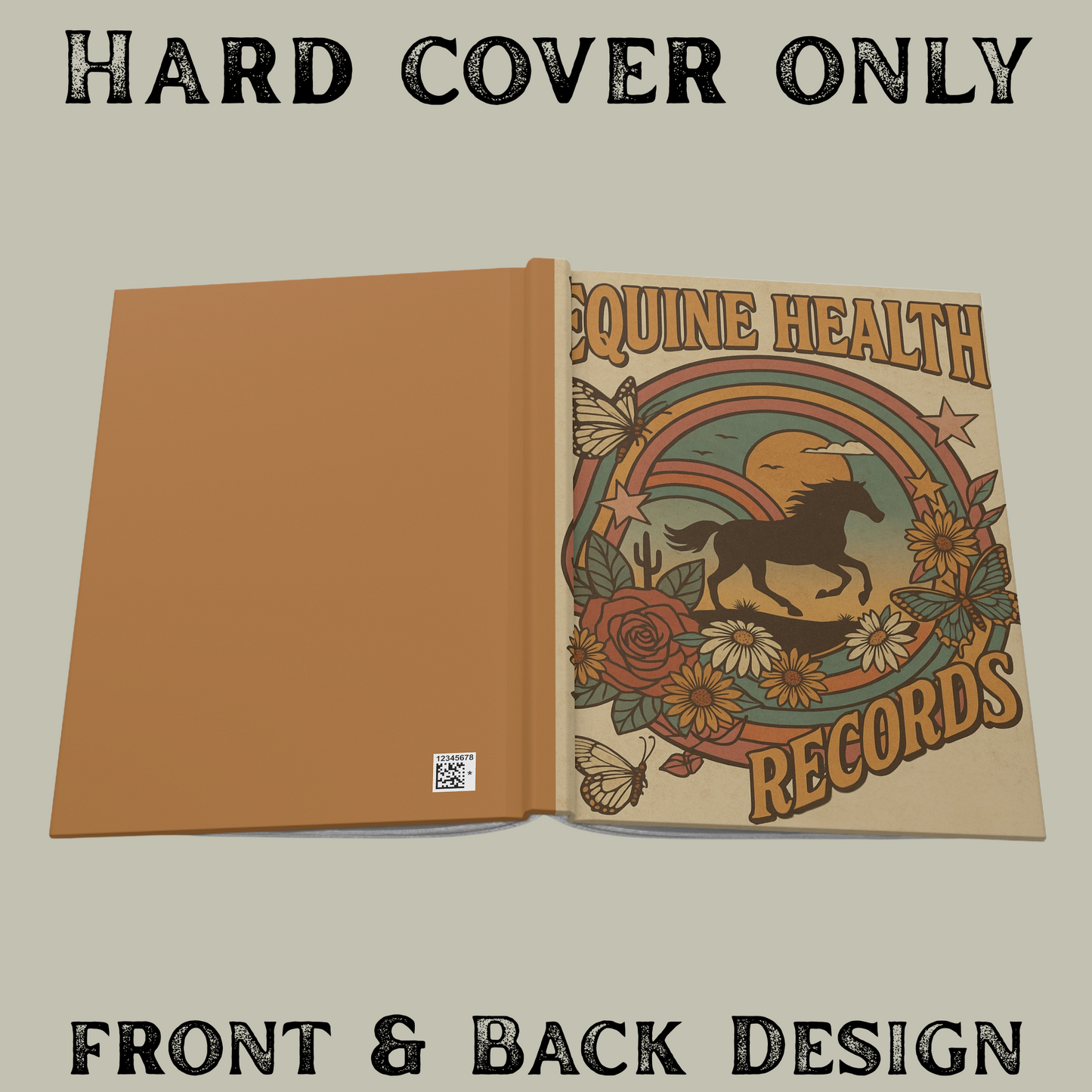 Equine Health Records Journal, Horse Health Logbook, Equestrian Record Keeping, Vet Care Notebook, Farrier & Vaccination Tracker, Ranch Horse Medical Journal