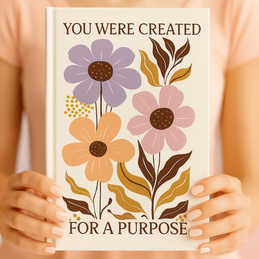 Inspirational Floral Writing Journal, Floral Journal Hard Cover, songwriter notebook, Christian Faith Notebook, Motivational Gift Diary